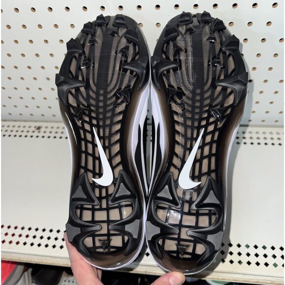 Nike Alpha Menace Strong Mens Football Lineman Cleats Size 13 White Black - Picture 7 of 8